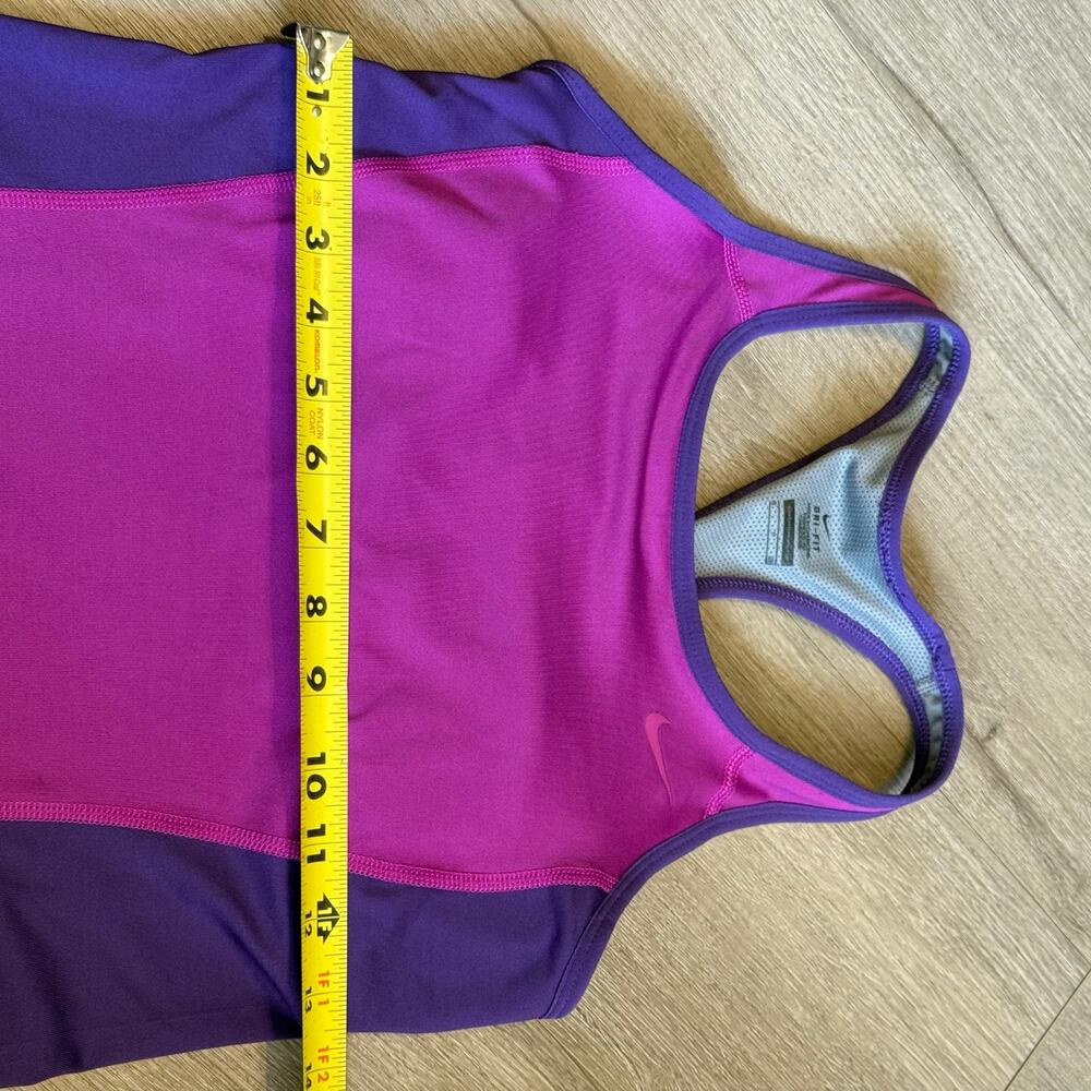 Nike Dri-Fit Magenta Purple Racerback Tank Small | Athletic - Picture 12 of 16
